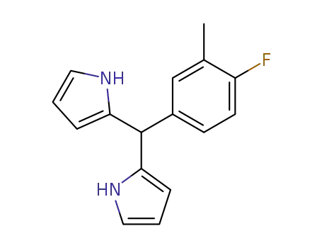 Molecular Structure of 152999-86-5 (5-(4-Fluoro-3-methylphenyl)dipyrromethane)