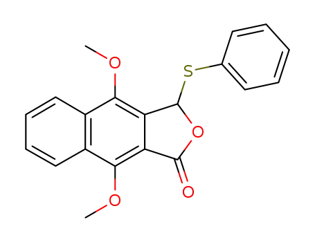 3-(thiophenyl)-4,9-dimethoxynaphtho<2,3-c>furan-1(3H)-one
