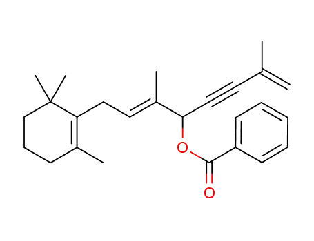Benzoic acid 4-methyl-1-[(E)-1-methyl-3-(2,6,6-trimethyl-cyclohex-1-enyl)-propenyl]-pent-4-en-2-ynyl ester