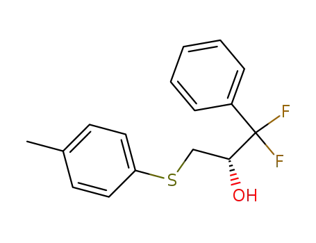 (S)-3,3-difluoro-3-phenyl-1-<(4-methylphenyl)thio>-propan-2-ol