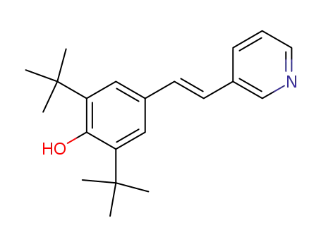 2,6-Di-tert-butyl-4-(2-(3-pyridinyl)ethenyl)phenol