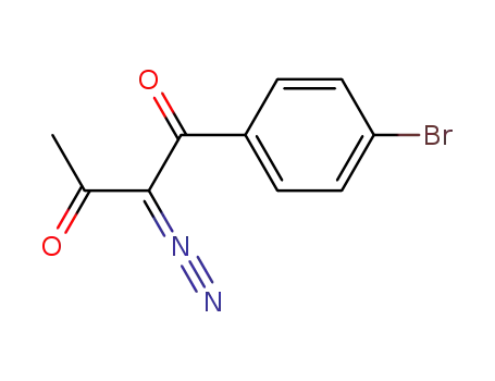 1-(4-bromophenyl)-2-diazobutane-1,3-dione