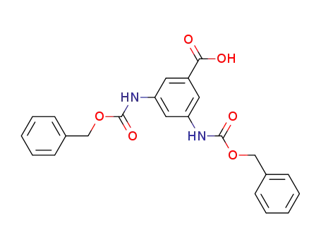 Molecular Structure of 400709-35-5 (Benzoic acid, 3,5-bis[[(phenylmethoxy)carbonyl]amino]-)