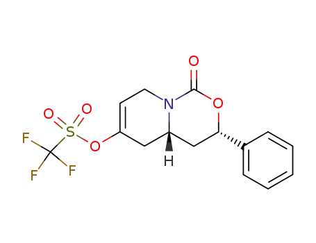 Trifluoro-methanesulfonic acid (3S,4aR)-1-oxo-3-phenyl-4,4a,5,8-tetrahydro-3H-pyrido[1,2-c][1,3]oxazin-6-yl ester