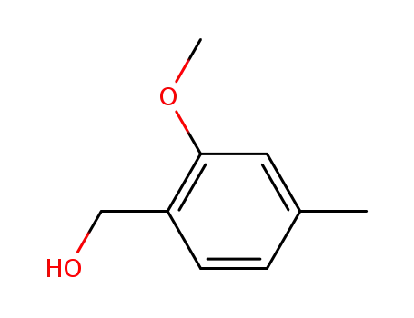 Molecular Structure of 10542-80-0 (Benzenemethanol, 2-methoxy-4-methyl-)