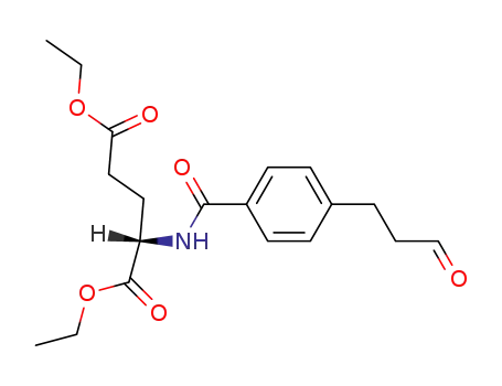 L-Glutamic acid, N-[4-(3-oxopropyl)benzoyl]-, diethyl ester