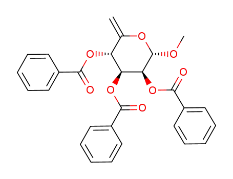 methyl 2,3,4-tri-O-benzoyl-6-deoxy-α-D-lyxo-hex-5-enopyranoside