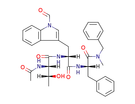 N-[(2S,3R)-2-(acetylamino)-3-hydroxybutanoyl]-N-{(2S)-2-[benzyl(methyl)amino]-3-phenylpropanoyl}-1-formyl-D-tryptophanamide