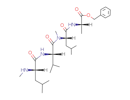 L-Alanine, N-[N-methyl-N-[N-(N-methyl-L-leucyl)-L-valyl]-L-leucyl]-,
phenylmethyl ester