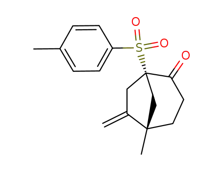 (+)-(1S,5S)-5-Methyl-6-methylene-1-(p-tolylsulfonyl)bicyclo<3.2.1>octan-2-one