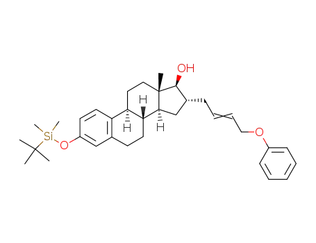 16α-(4-phenoxy-2-butenyl)-3-<(tert-butyldimethylsilyl)oxy>estra-1,3,5(10)-trien-17β-ol