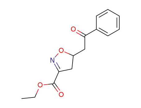 Ethyl 5-(2-Oxo-2-phenylethyl)-2-isoxazoline-3-carboxylate