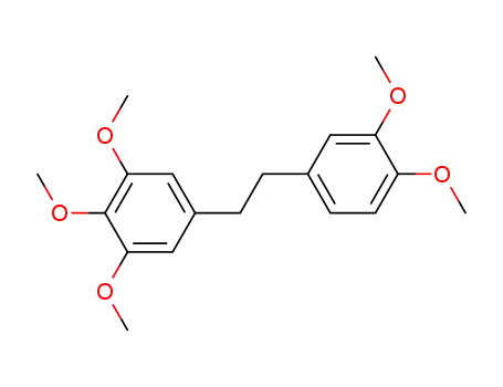 Molecular Structure of 108853-09-4 (5-[2-(3,4-dimethoxyphenyl)ethyl]-1,2,3-trimethoxybenzene)