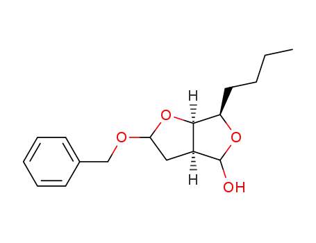 Benzyl 2,3,6-Trideoxy-3-C-formyl-6-C-propyl-D-galactofuranoside γ-Lactone