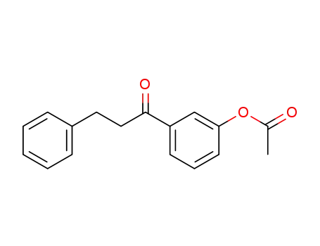 3-phenyl-1-(3-acetoxyphenyl)propan-1-one