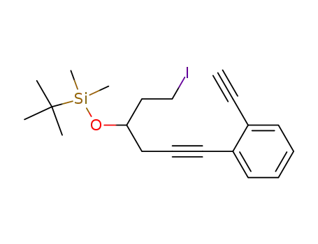 3-<(tert-Butyldimethylsilyl)oxy>-6-(2'-ethynylphenyl)-1-iodohex-5-yne