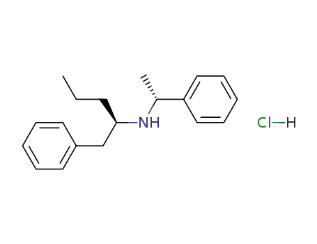 (R,R)-(+)-N-(1-phenylethyl)-1-phenyl-2-aminopentane hydrochloride