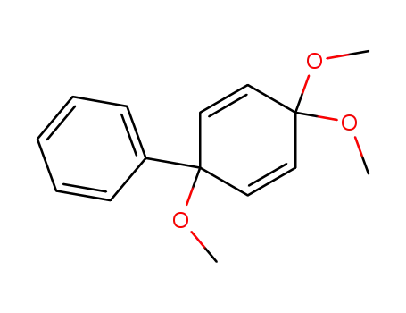 Molecular Structure of 103594-13-4 ((1,4,4-Trimethoxy-cyclohexa-2,5-dienyl)-benzene)