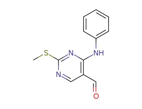 2-메틸설파닐-4-페닐아미노-피리미딘-5-카발데하이드