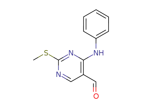 2-(Methylthio)-4-(phenylamino)pyrimidine-5-carbaldehyde