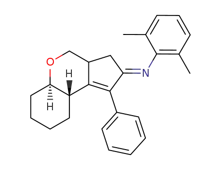 (2,6-Dimethyl-phenyl)-[(5aR,9aS)-1-phenyl-3a,4,5a,6,7,8,9,9a-octahydro-3H-cyclopenta[c]chromen-(2E)-ylidene]-amine