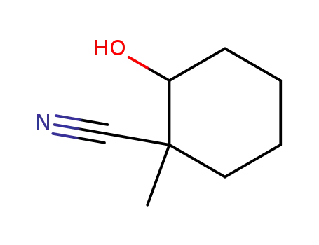 Molecular Structure of 66984-23-4 (Cyclohexanecarbonitrile, 2-hydroxy-1-methyl-)