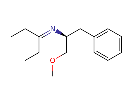 Molecular Structure of 77858-04-9 ((1-Ethyl-propylidene)-((S)-1-methoxymethyl-2-phenyl-ethyl)-amine)