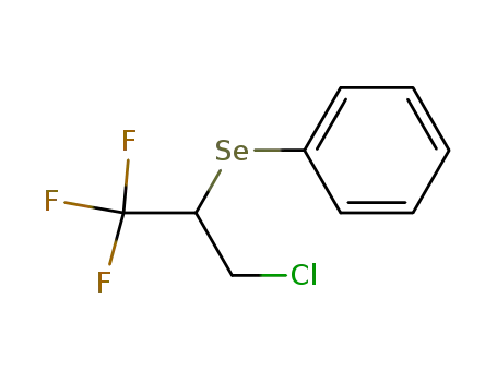 Molecular Structure of 73194-30-6 (1-(trifluoromethyl)-2-chloroethyl phenyl selenide)