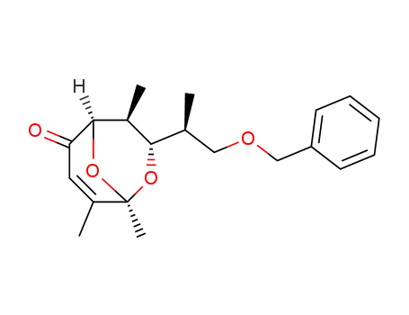 (1R,3S,4S,5R)-3-((S)-2-Benzyloxy-1-methyl-ethyl)-1,4,8-trimethyl-2,9-dioxa-bicyclo[3.3.1]non-7-en-6-one
