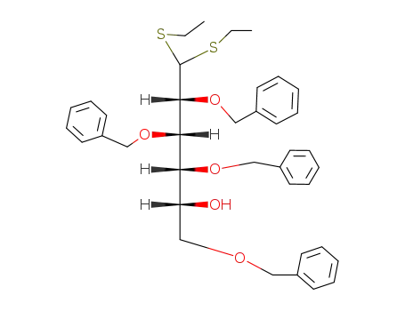 (2R,3R,4S,5R)-1,3,4,5-tetrakis(benzyloxy)-6,6-bis(ethylthio)hexan-2-ol
