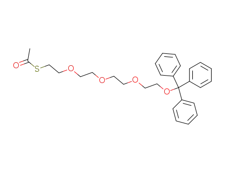 Ethanethioic acid, S-(13,13,13-triphenyl-3,6,9,12-tetraoxatridec-1-yl)
ester