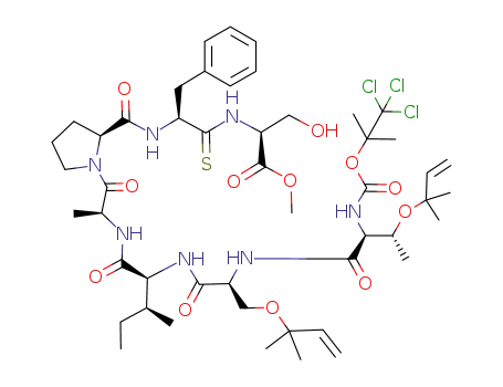 C<sub>49</sub>H<sub>74</sub>Cl<sub>3</sub>N<sub>7</sub>O<sub>12</sub>S