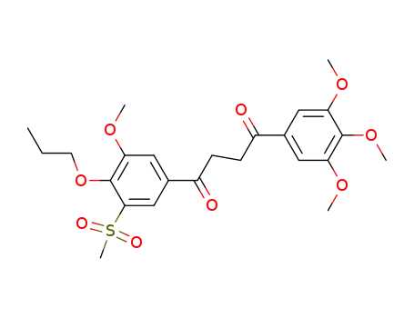 1-(3-methoxy-5-methylsulfonyl-4-propoxyphenyl)-4-(3,4,5-trimethoxyphenyl)-1,4-butanedione
