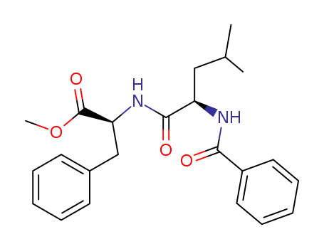 Molecular Structure of 80630-66-6 (Bz-D-Leu-L-Phe-OCH<sub>3</sub>)