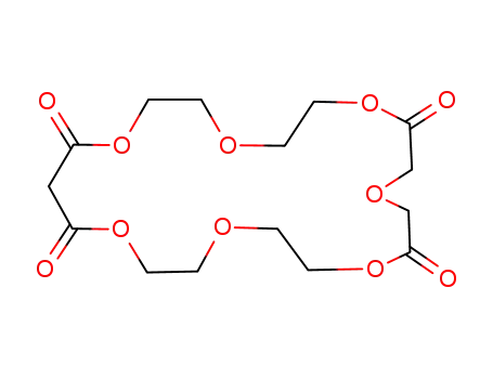 Molecular Structure of 400030-95-7 (1,4,7,10,13,16,19-Heptaoxacyclodocosane-8,12,20,22-tetrone)