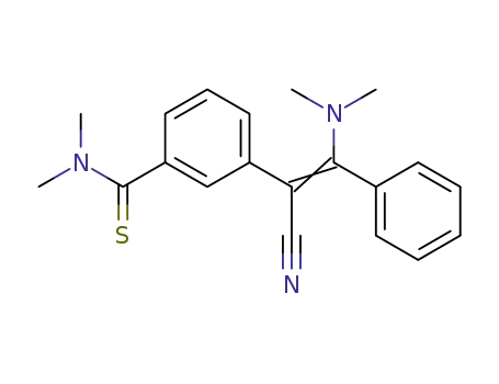 3-((E)-1-Cyano-2-dimethylamino-2-phenyl-vinyl)-N,N-dimethyl-thiobenzamide