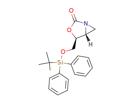 (4R,5S)-5-(tert-butyldiphenylsilyloxymethyl)-1-oxa-3-azabicyclo<3.1.0>hexan-2-one