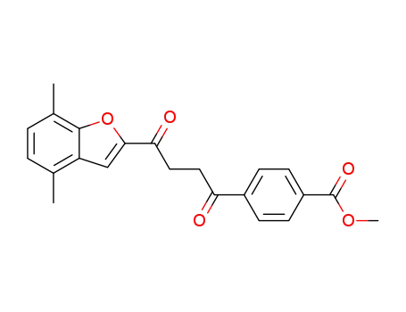methyl 4-[4-(4,7-dimethylbenzofuran-2-yl)-4-oxo-butanoyl]benzoate