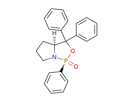 Molecular Structure of 204907-35-7 ((1S,3αS)-1,3,3-triphenyltetrahydro-3Hpyrrolo[1,2-c][1,3,2]oxazaphosphole 1-oxide)