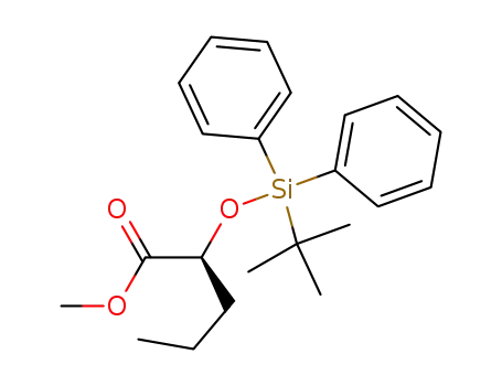(2S)-methyl 2-<(tert-butyldiphenylsilyl)oxy>-pentanoate