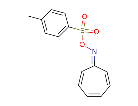 Molecular Structure of 19816-96-7 (2,4,6-Cycloheptatrien-1-one, O-[(4-methylphenyl)sulfonyl]oxime)