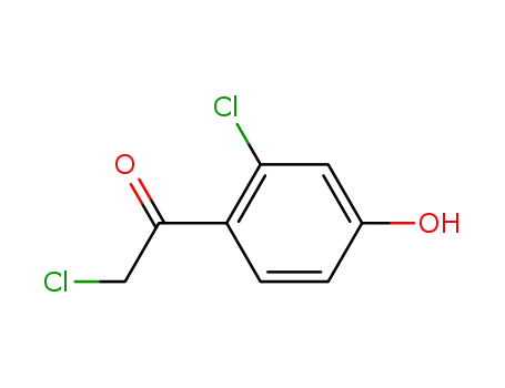 2-chloro-1-(2-chloro-4-hydroxyphenyl)ethanone