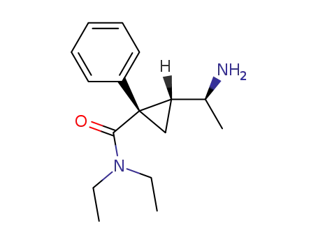 1-phenyl-2-[(S)-1-aminoethyl]-N,N-diethylcyclopropanecarboxamide