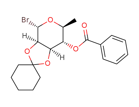4-O-benzoyl-2,3-O-cyclohexylidene-α-L-rhamnopyranosyl bromide