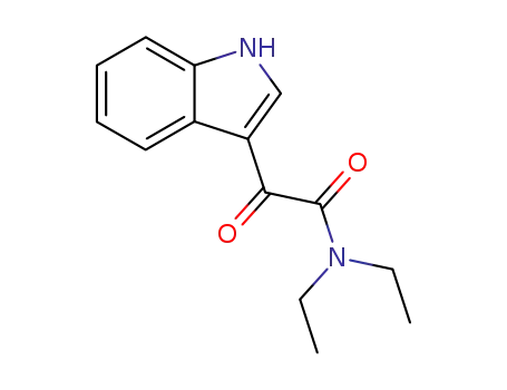 1H-Indole-3-acetamide, N,N-diethyl-a-oxo-