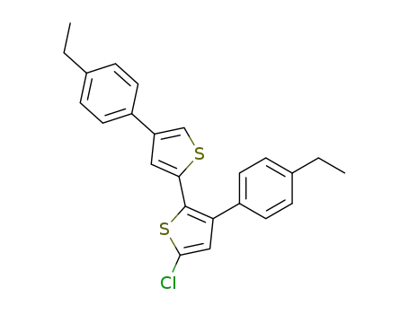 5-chloro-3,4'-bis(p-ethylphenyl)-2,2'-bithienyl