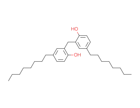 Molecular Structure of 13222-43-0 (Phenol, 2,2'-methylenebis[4-octyl-)