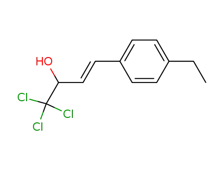 (E)-1,1,1-Trichloro-4-(4-ethyl-phenyl)-but-3-en-2-ol