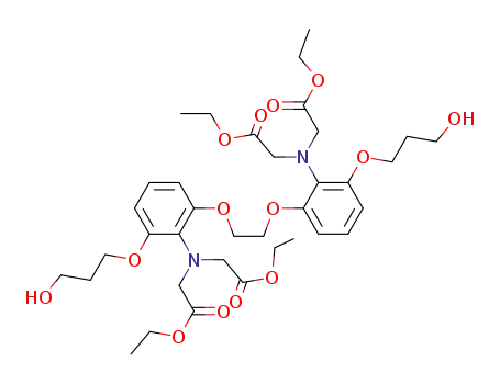 (2-{2-[3-(3-hydroxypropoxy)-2-di-(ethoxycarbonylmethyl)aminophenoxy]ethoxy}-6-(3-hydroxypropoxy)-N,N-di(ethoxycarbonylmethyl)benzenamine)