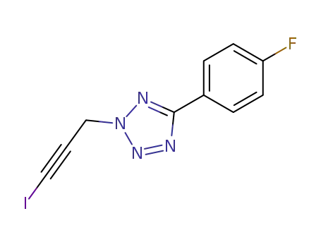 2-(1'-iodopropyn-3'-yl)-5-(p-fluorophenyl)tetrazole